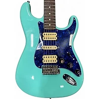 Used Fender Partscaster Turquoise Solid Body Electric Guitar