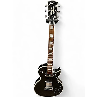 Used Gibson Les Paul Classic Custom Black Solid Body Electric Guitar