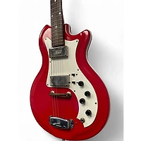 Used Airline Res-0-Glass Candy Apple Red Solid Body Electric Guitar