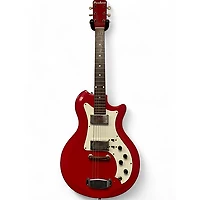 Used Airline Res-0-Glass Candy Apple Red Solid Body Electric Guitar
