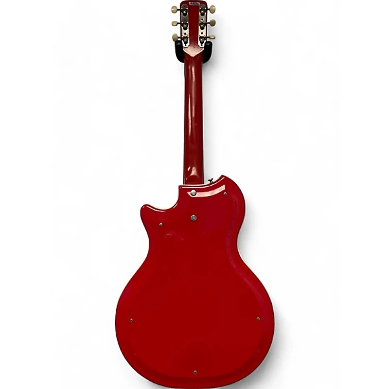 Used Airline Res-0-Glass Candy Apple Red Solid Body Electric Guitar