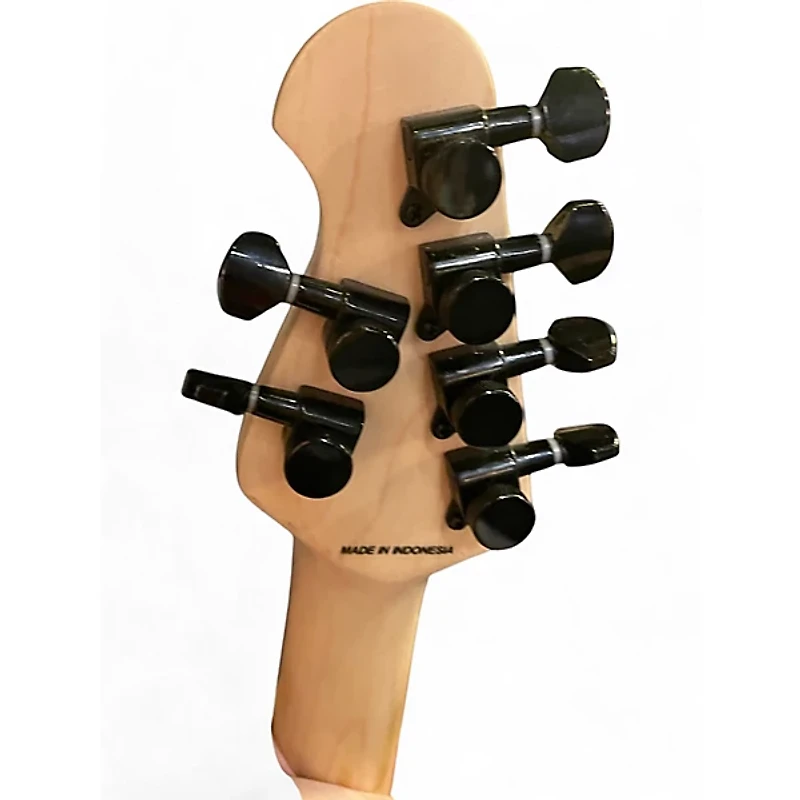 Used Sterling by Music Man JP60 Black Solid Body Electric Guitar