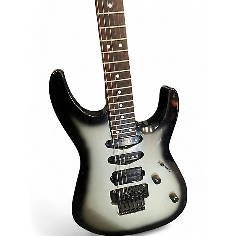 Used Charvel CDS-065 Black and Silver Solid Body Electric Guitar