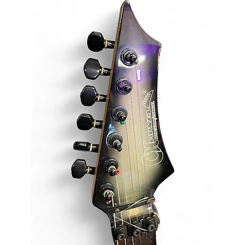 Used Charvel CDS-065 Black and Silver Solid Body Electric Guitar