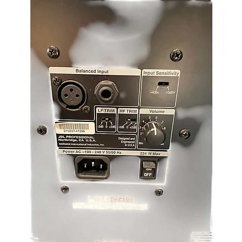 Used JBL LSR308 Powered Monitor