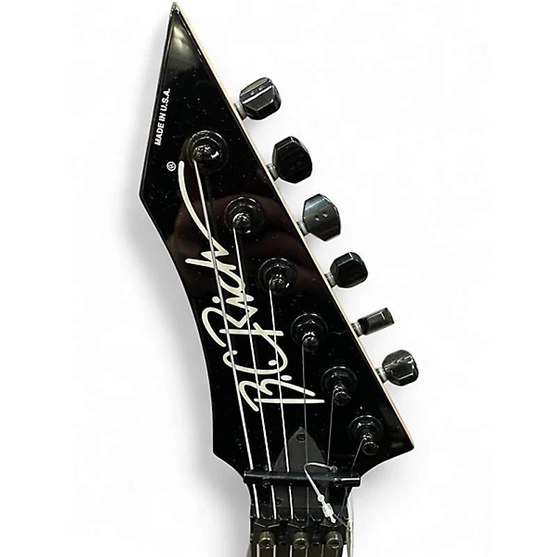 Used B.C. Rich ST Legacy USA Custom Shop Black Solid Body Electric Guitar