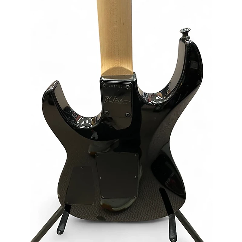 Used B.C. Rich ST Legacy USA Custom Shop Black Solid Body Electric Guitar