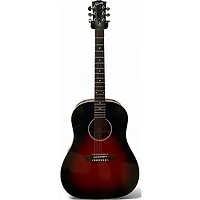 Used 2021 Gibson J-45 Acoustic-Electric Guitar Vermillion Burst Acoustic Electric Guitar