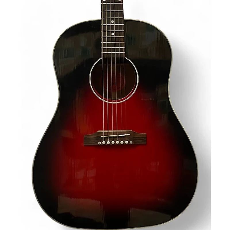 Used 2021 Gibson J-45 Acoustic-Electric Guitar Vermillion Burst Acoustic Electric Guitar