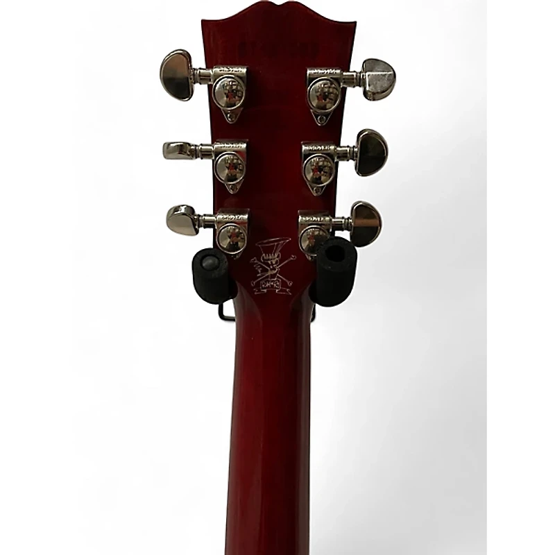 Used 2021 Gibson J-45 Acoustic-Electric Guitar Vermillion Burst Acoustic Electric Guitar