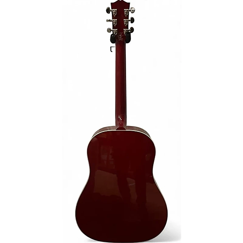 Used 2021 Gibson J-45 Acoustic-Electric Guitar Vermillion Burst Acoustic Electric Guitar