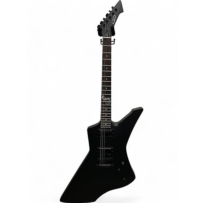 Used ESP LTD James Hetfield Snakebyte Black Solid Body Electric Guitar