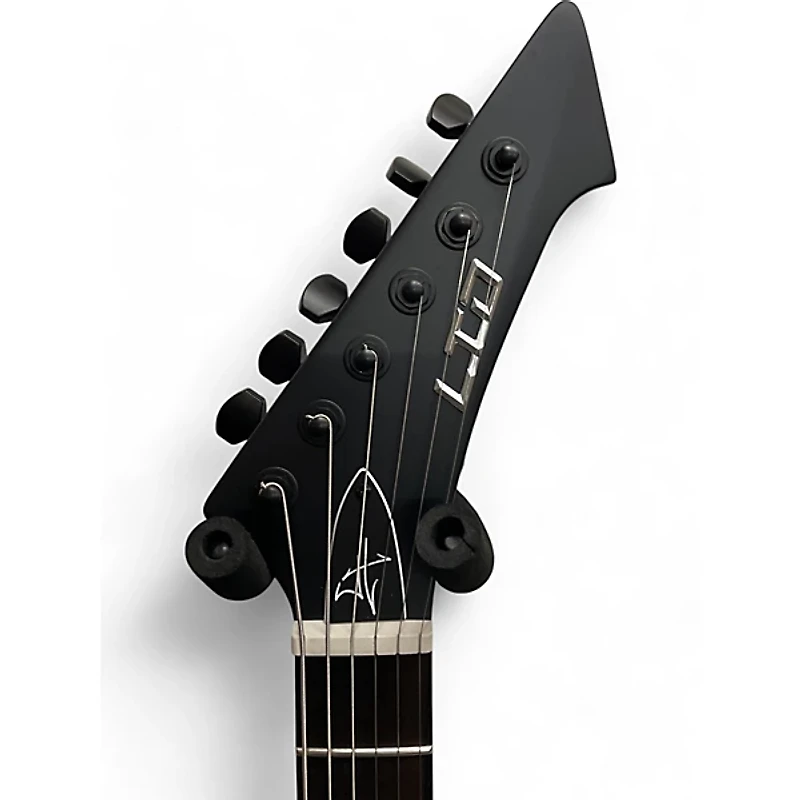 Used ESP LTD James Hetfield Snakebyte Black Solid Body Electric Guitar