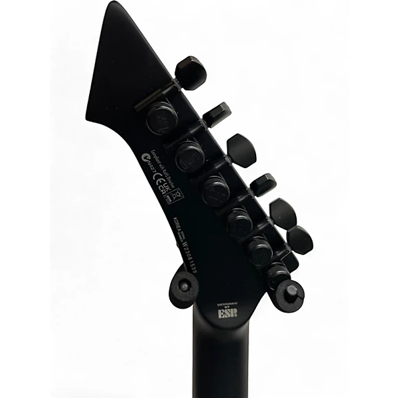 Used ESP LTD James Hetfield Snakebyte Black Solid Body Electric Guitar