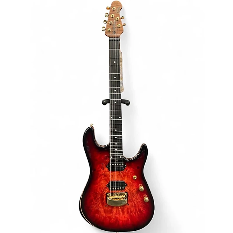 Used 2021 Ernie Ball Music Man Jason Richardson Signature Cutlass Rorschach Red Solid Body Electric Guitar