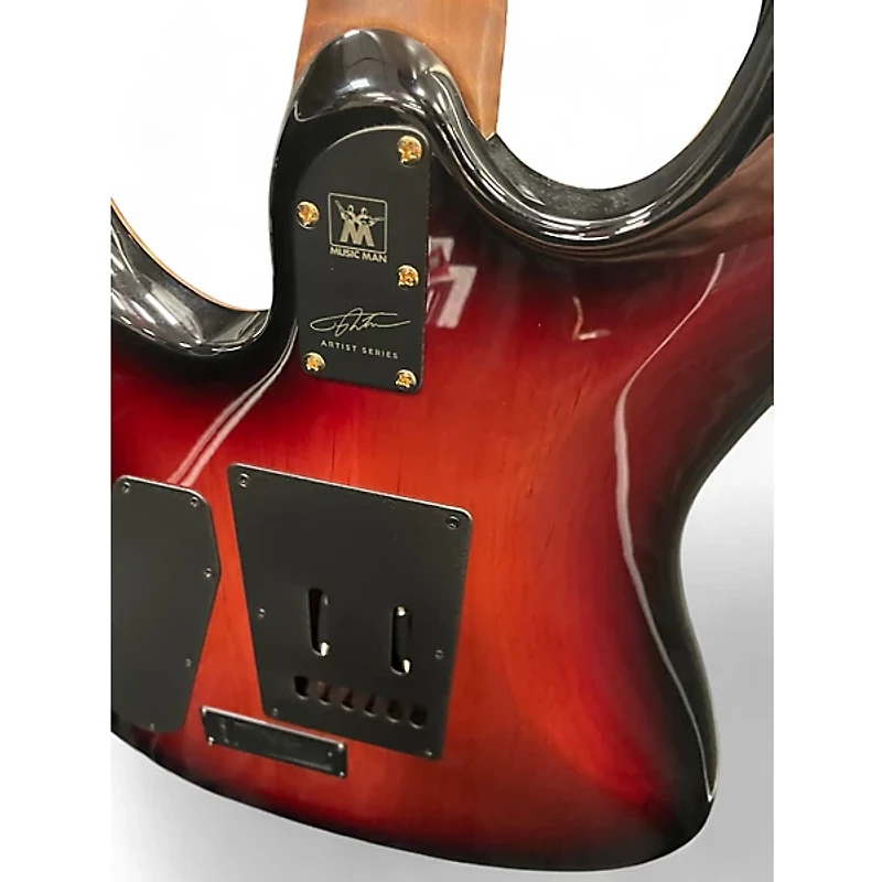 Used 2021 Ernie Ball Music Man Jason Richardson Signature Cutlass Rorschach Red Solid Body Electric Guitar