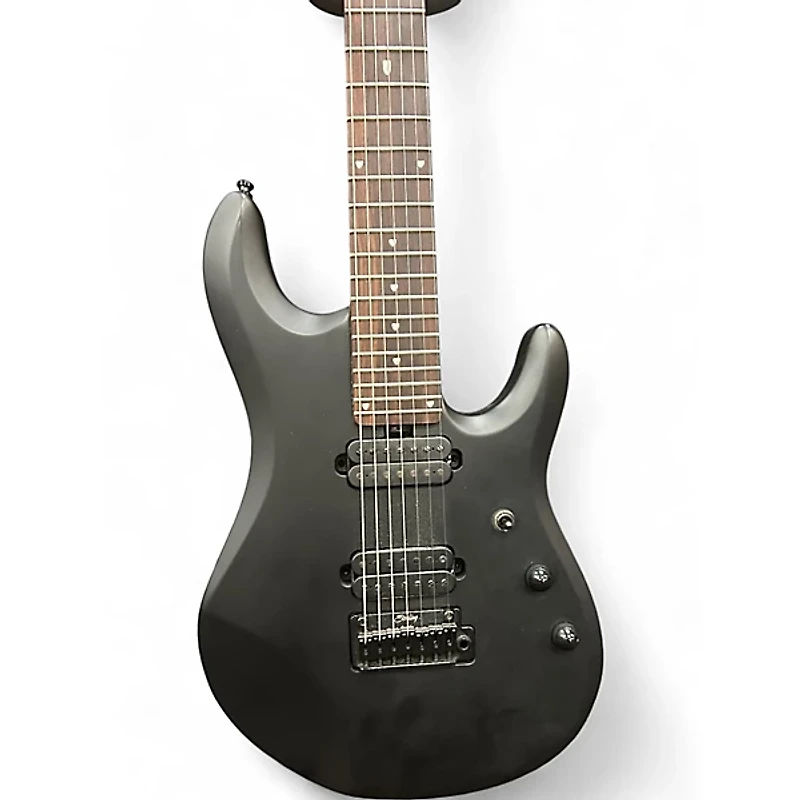 Used Sterling by Music Man John Petrucci JP157 7 String Black Solid Body Electric Guitar