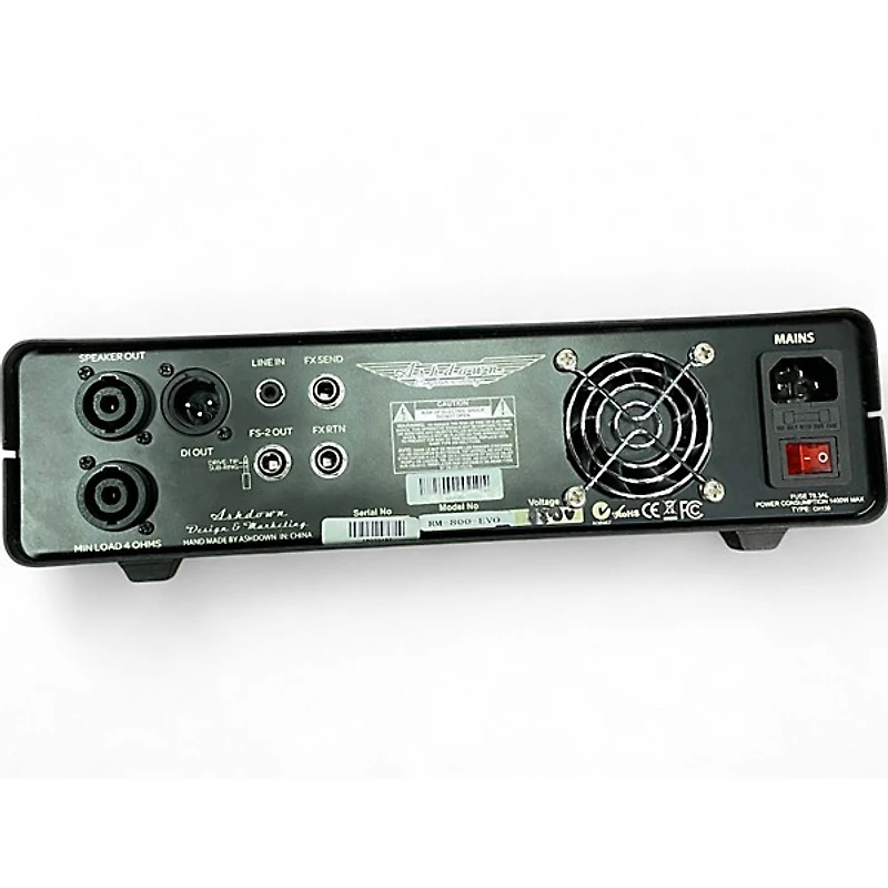Used Ashdown RM 800 EVO Bass Amp Head
