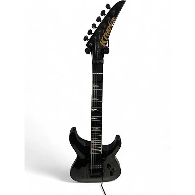 Used Kramer SM-1 Black Solid Body Electric Guitar