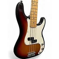 Used Fender American Standard Precision Bass Brown Sunburst Electric Bass Guitar
