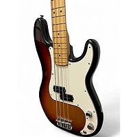 Used Fender American Standard Precision Bass Brown Sunburst Electric Bass Guitar