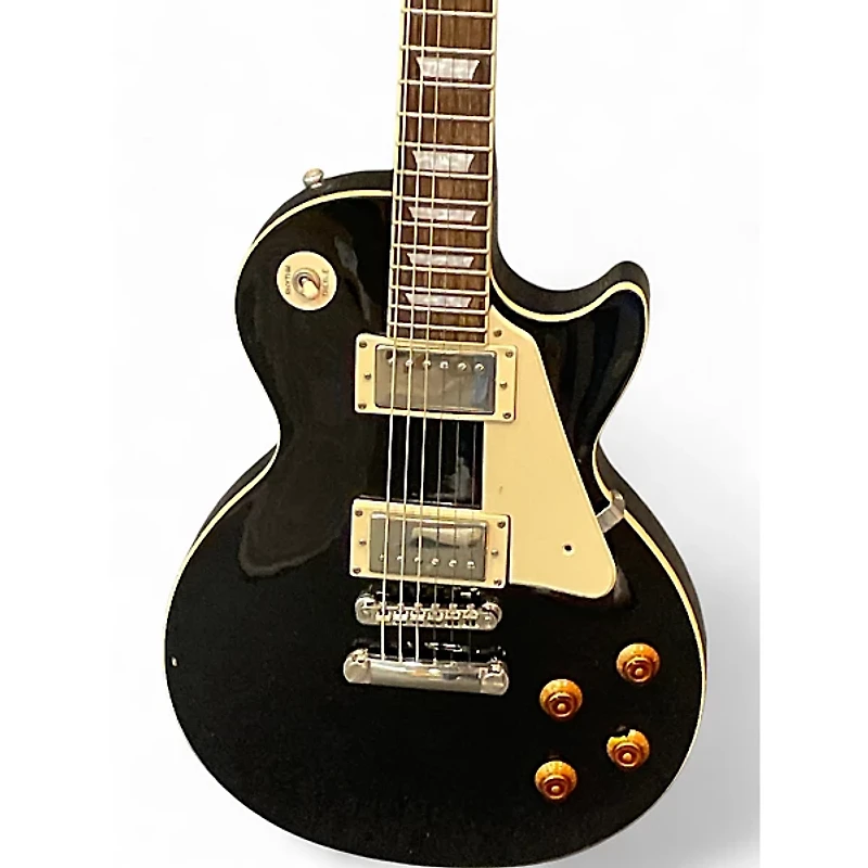 Used Epiphone Les Paul Standard Black Solid Body Electric Guitar