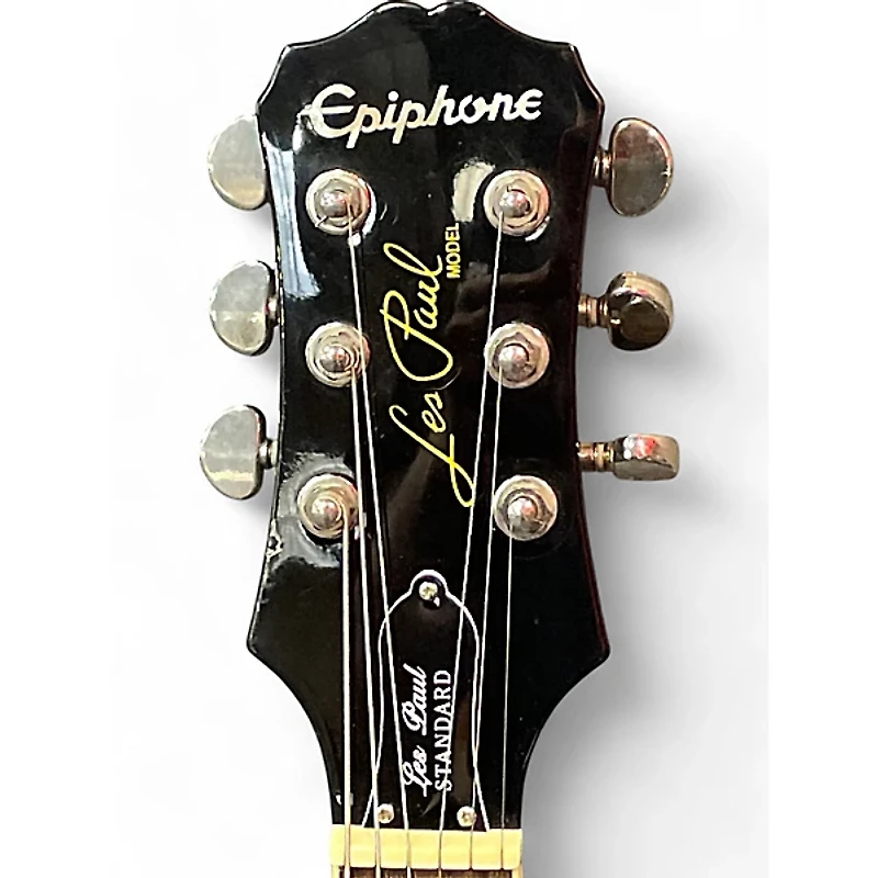 Used Epiphone Les Paul Standard Black Solid Body Electric Guitar