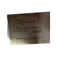 Used Takamine G360S Natural Acoustic Guitar