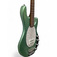Used Sterling by Music Man StingRay Ray34 Sparkle Seafoam Sparkle Electric Bass Guitar