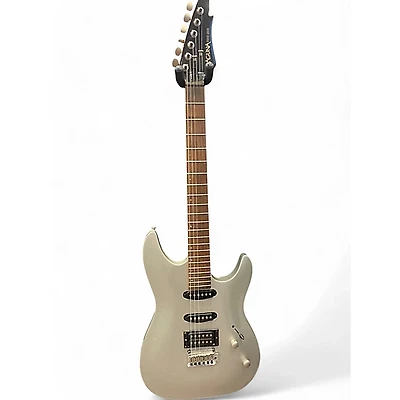 Used Laguna le422 Silver Solid Body Electric Guitar