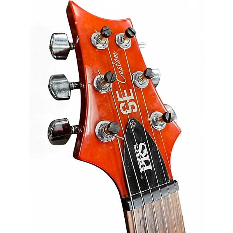 Used PRS SE Custom Sunburst Solid Body Electric Guitar