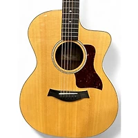 Used Taylor 214CE Deluxe Natural Acoustic Electric Guitar