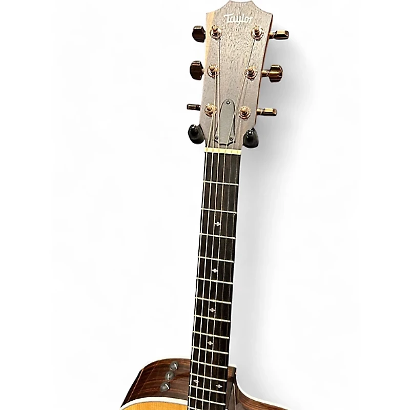 Used Taylor 214CE Deluxe Natural Acoustic Electric Guitar