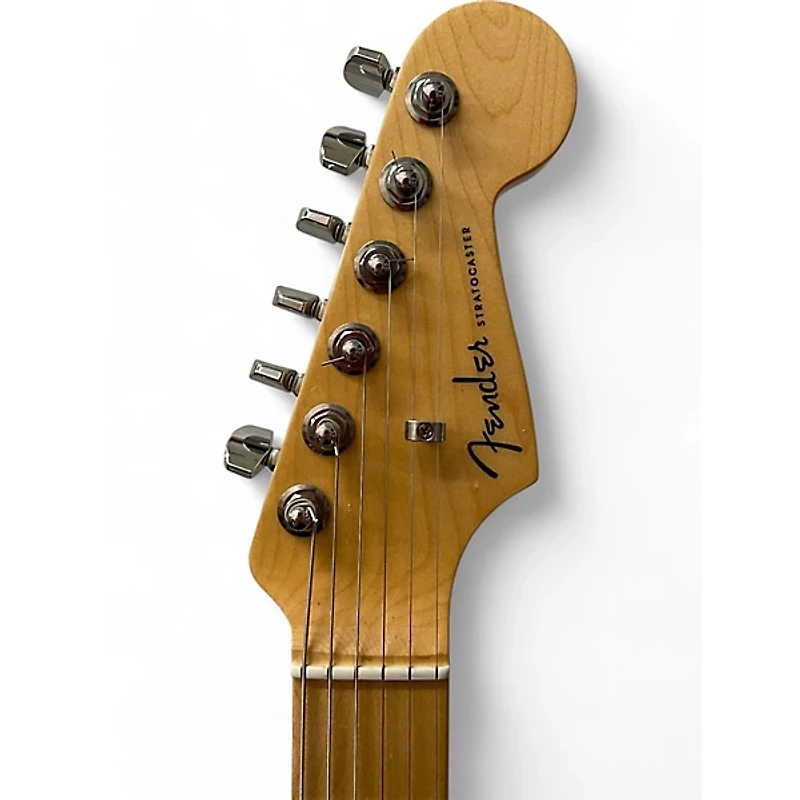 Used Fender American Elite Stratocaster HSS Shawbucker 3 Color Sunburst Solid Body Electric Guitar