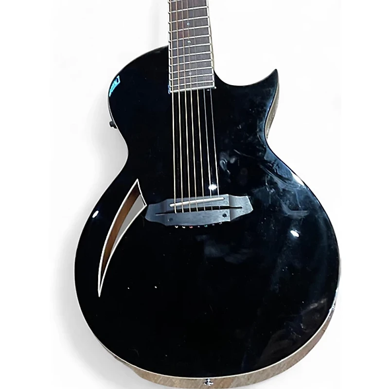 Used ESP LTD TL7 BLACK Acoustic Electric Guitar