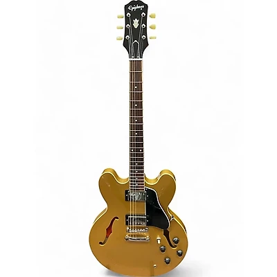 Used Epiphone ES355 Gold Hollow Body Electric Guitar