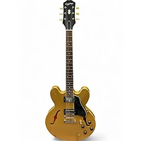 Used Epiphone ES355 Gold Hollow Body Electric Guitar