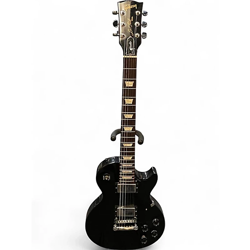 Used Gibson Les Paul Studio Deluxe Black Solid Body Electric Guitar
