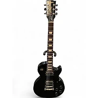 Used Gibson Les Paul Studio Deluxe Black Solid Body Electric Guitar