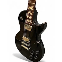 Used Gibson Les Paul Studio Deluxe Black Solid Body Electric Guitar