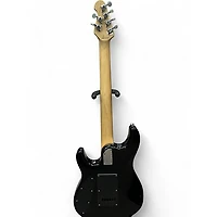 Used Sterling by Music Man JP100 QUILTED Trans Black Solid Body Electric Guitar