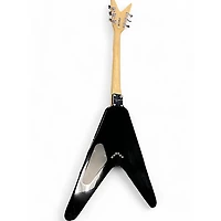 Used Dean V Stealth Black Solid Body Electric Guitar