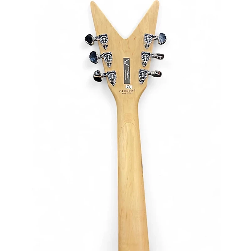 Used Dean V Stealth Black Solid Body Electric Guitar