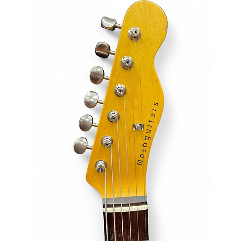 Used Nash Guitars E14B Clear Orange Solid Body Electric Guitar
