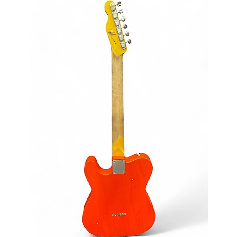 Used Nash Guitars E14B Clear Orange Solid Body Electric Guitar