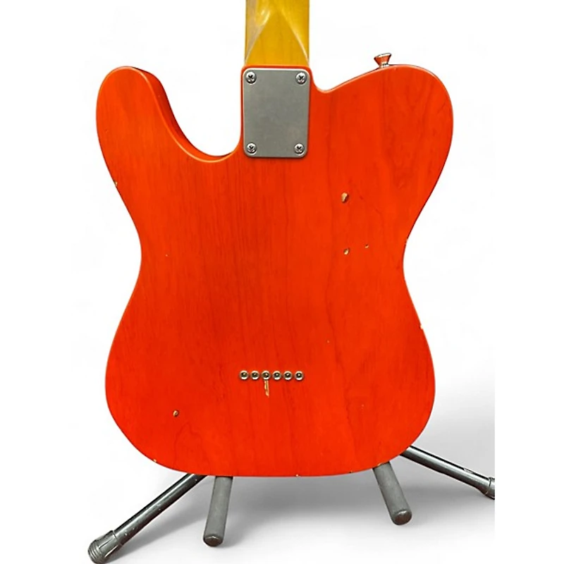 Used Nash Guitars E14B Clear Orange Solid Body Electric Guitar
