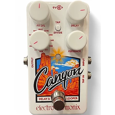 Used Electro-Harmonix Canyon Delay and Looper Effect Pedal