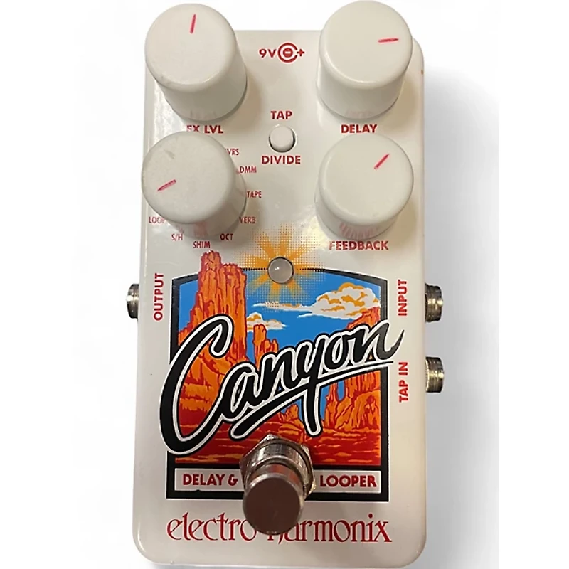 Used Electro-Harmonix Canyon Delay and Looper Effect Pedal