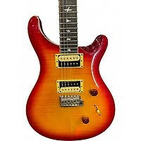 Used PRS SE Custom 24 Cherry Sunburst Solid Body Electric Guitar