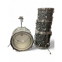 Used Rogers 4 Piece Fullerton era shell pack 22 13 14 16 Oyster Pearl Drum Kit